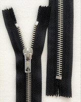 Metallivetoketju, musta, 25 cm