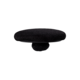 Musta kangaspäällysteinen kantanappi, 23 mm