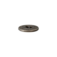 Pieni, koristeellinen metallinappi, 11 mm, hopea
