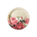 Vaalea ruusukuvioinen kierrätysnappi, 25 mm