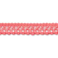 Mini pompom-nauha, 12mm, vaaleanpunainen