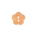 Oranssi kukkanappi, 17 mm