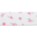 Kuviollinen vinonauha 2 cm, vaaleanpunakukkainen