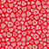 Punainen sydänkuvioinen puuvillakangas Hearts 2579R