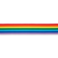 Ripsinauha sateenkaaren väreissä, leveys 20 mm