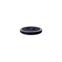 Tummansininen nappi vaalealla reunuksella, 11 mm
