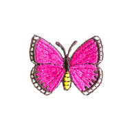 Pinkki perhonen-koristekuvio