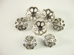Helmihattu antiikkipatina filigree 11 mm (10 kpl/pss)