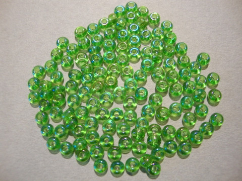 Siemenhelmi limen vihreä AB 8/0 3 mm (20 g = n. 1200 kpl)