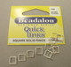 Beadalon hopeoitu linkkirengas neliö 7 mm (20 kpl/pss)