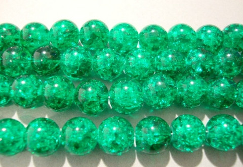 Särölasihelmi vihreä pyöreä 8 mm (30/pss)