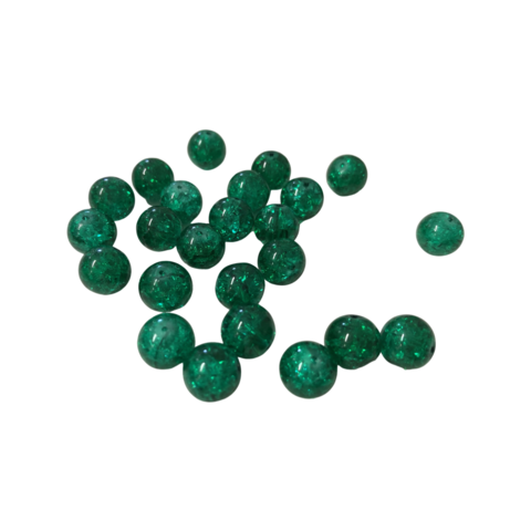 Särölasihelmi vihreä pyöreä 10 mm (20/pss)