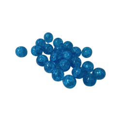 Särölasihelmi (tsekkiläinen läpivärjätty) turkoosi pyöreä 10 mm (20 kpl/pss)