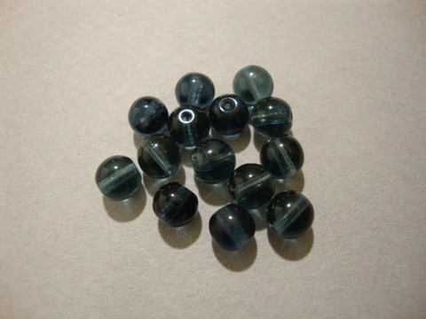 Tsekkiläinen lasihelmi Montanan sininen 6 mm (50/pss)