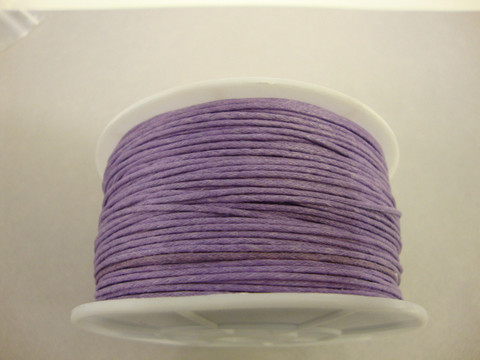 Puuvillanauha vahattu lila/vaalea violetti 1 mm (myyntierä 1 m)