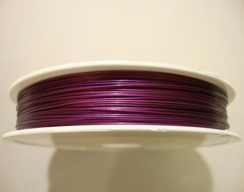Koruvaijeri 3-säikeinen tumma violetti 0,45 mm (5 m/pss)