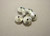 Metallihelmi 925 sterling hopea harjattu pinta 8 x 5,5 mm