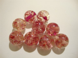 Akryylihelmi Ice Flake ametisti/violetti 12 mm (2 kpl/pss)