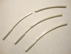 Beadalon crimp-/putkilukko hopeoitu 30,1 x 1,1 mm (5 kpl/pss)