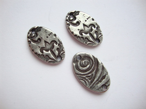 TierraCast Korulinkki Flora ovaali 19 x 12 mm