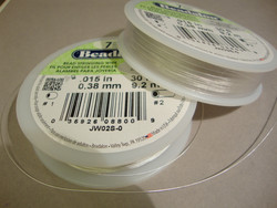 Beadalon koruvaijeri 7-säikeinen hopeanhohtoinen 0,38 mm (9,2 m kela)