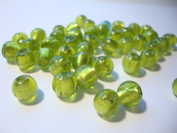 Folio lasihelmi vihreä pyöreä 8 mm (10 kpl/pss)