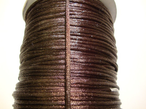 Satiininauha tummanruskea 2 mm (m-erä 2 m)