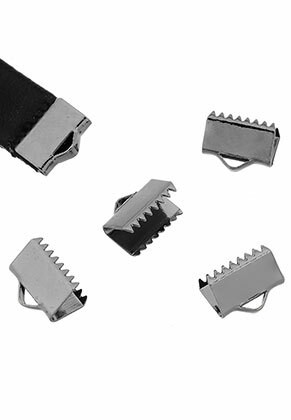 Nauhanpää musta leveys  6 mm (10 kpl)