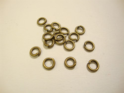 Välirengas 5 x 0,81 mm pronssi avattava (30 kpl/pss)