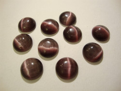 Kapussi violetti kissansilmälasi puolipyöreä 10 mm (10 kpl/pss)
