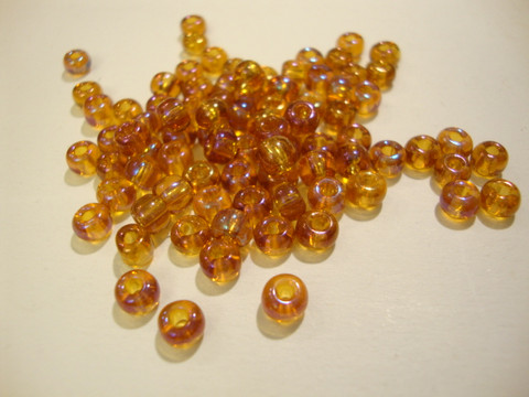 Siemenhelmi topaasi (ruskea) AB 5/0 4,5 mm (20 g/pss)
