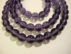 Tsekkiläinen lasihelmi violetti /lila pyöreä 8 mm (20 kpl/pss)
