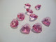 Swarovski kristalli sydänriipus vaalean punainen Rose 14 mm