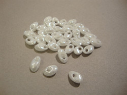 Miyuki siemenhelmi helmiäisvalkoinen pitkä Magatama 7x4 mm LMA420 (10 g/pss)