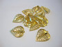 Filigraani lehtiriipus 20 x 15 mm kullanvärinen (2 kpl/pss)