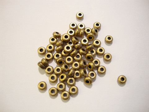 TierraCast Metallihelmi/välihelmi Heishi pronssi 3 mm (20/pss)