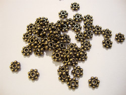 TierraCast Välihelmi litteä pallorondelli pronssi 5 mm (20/pss)
