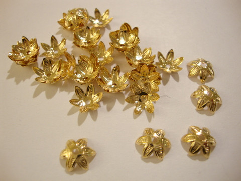 Helmihattu kullanvärinen 9 mm (10 kpl/pss)