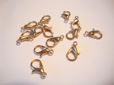 Rapulukko ruusukulta 12 mm (10 kpl/pss)