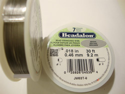 Beadalon koruvaijeri 7-säikeinen teräs 0,46 mm (9,2 m kela)