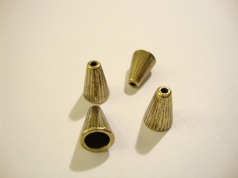 TierraCast Helmihattu / kalotti pronssi 12,5 x 9,5 mm (2/pss)