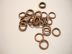 Välirengas 7 x 1 mm suljettu/kiinteä kupari (30 kpl/pss)