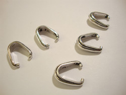 TierraCast Puristettava riipuspidike Nouveau hopeoitu 12 x 4 mm