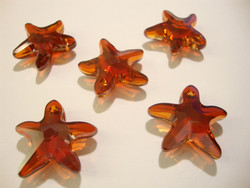 Swarovski kristalli Meritähti -riipus punainen Red Magma 20 mm