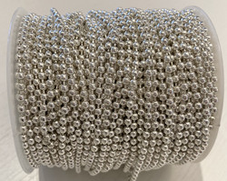 Palloketju hopeoitu 3,2 mm (m-erä 1 m)