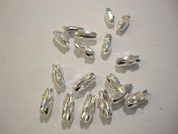 Palloketjun lukko hopeoitu 3,2 mm palloketjulle (10 kpl/pss)