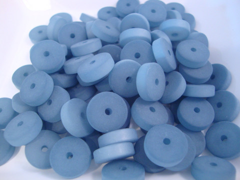 Polarishelmi denim sininen matta rondelli 12 mm