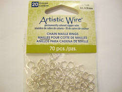 Artistic Wire avorengas ketjujen punontaan 6 mm 20 Gauge (70 kpl/pss)