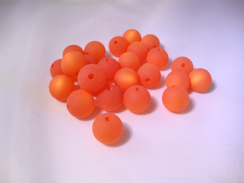 Polarishelmi oranssi matta 6 mm (6 kpl/pss)
