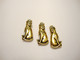 TierraCast Riipus Istuva kissa kullattu 20 x 10 mm (1 kpl/pss)